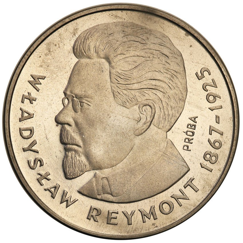 PRL. PRÓBA Nikiel 100 złotych 1977 Reymont
